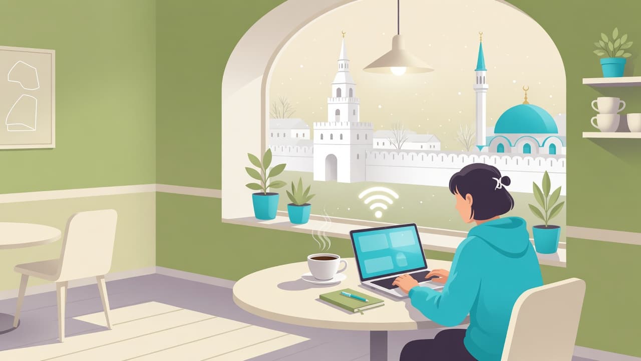 Где работать с ноутбуком в Казани: кафе и рестораны с бесплатным Wi-Fi