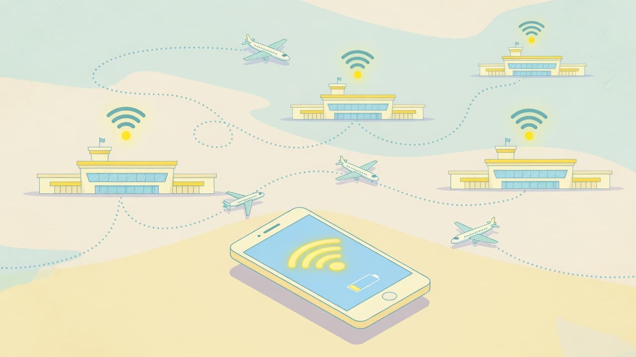 Wi-Fi в аэропортах России 2026: сети Шереметьево, Домодедово, Внуково, Пулково и как войти