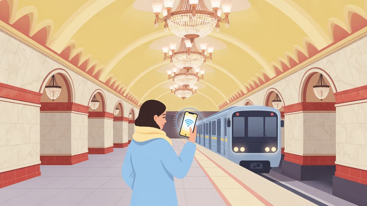 Wi-Fi в метро Москвы (MT_FREE) — как подключиться по СМС или Госуслугам · 2026